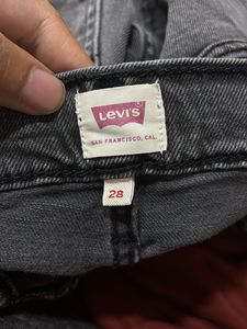 Levi’s Gray Black Denim Jeans