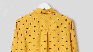 Yellow Star Print Shirt