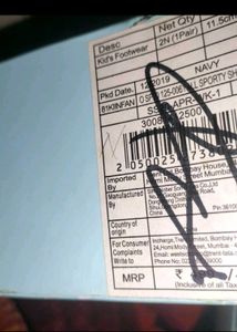 Kids Navy Sporty Shoes