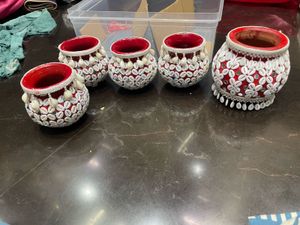 Decorative Shell Pots