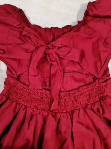 Red Long Sleeve Dress