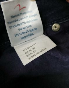 Spykar Men Dark Blue Slim Fit Narrow Length Jeans