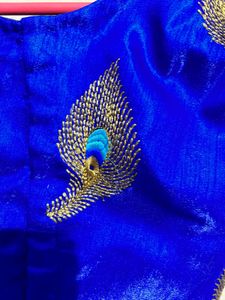 Royal Blue Blouse