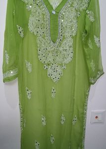 Chikankari Kurti With Inner