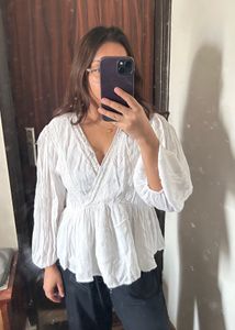 White Cotton Top
