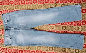 👖Light Blue Washed Denim Jeans–Classic Everyday🩵