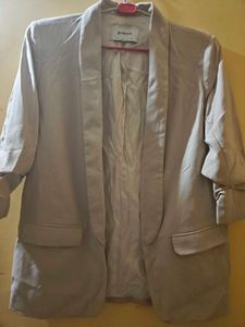 Elegant Beige Blazer - Stradivarius