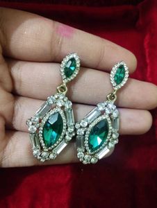 Emerald Green Earrings