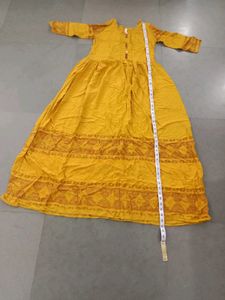 Elegant Yellow Kurti