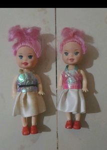 Barbie Playset With Dolls.