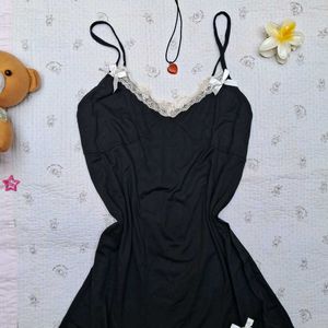 Cute Slip Ribbon Dress 👗