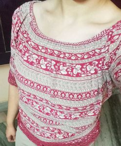Crop Top Printed