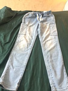 Elastic Denims For Girls 8-9 Years