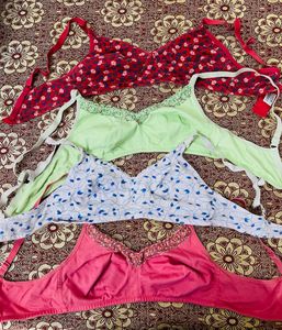 Multi Colored Bras (34B)