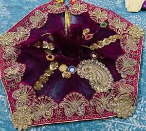 Laddu Gopal Fancy Net Dress Size 6,7,8 Only 1 Dres