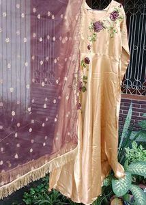 Elegant Embroidered Gown ✨️
