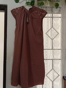 Elegant Brown Dress