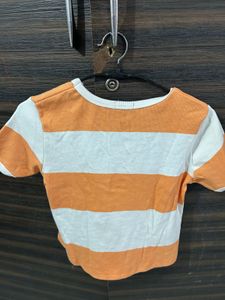Zara Striped Crop Top
