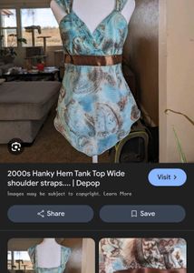 Ethereal Paisley Pinteresty Fairycore Top