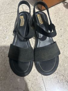 Black Slingback Sandals