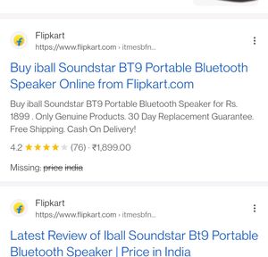 New Unused Iball Soundstar Bt9 Bluetooth Speak