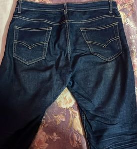 Dark Blue Denim Jeans