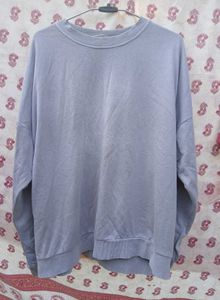 H&M Oversized Lavender Crewneck
