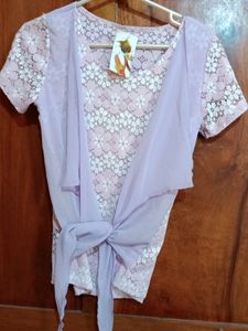 Beautiful Soft Crochet Top .