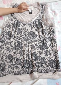 Floral Lace Tank Top