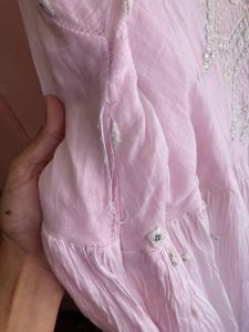 Pink Anarkali XL Size