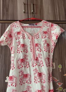 Elephant Print Kurta