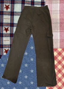 Urbanic Y2k Brown Baggy Cargo Jeans For Women