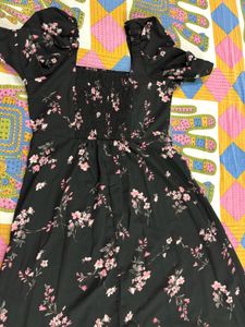 Floral Print Midi Dress