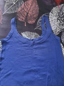 Blue and Black camisoles combo
