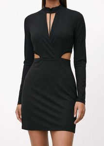 chic black midi party wear bodycon