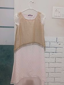 Girls Party Wear Knee Dress