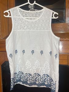 White Cotton Top