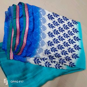 Daily Wear Crape Silk Saree With Blouse