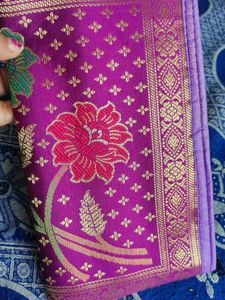 Imported Silk Zari Clutch From Malaysia