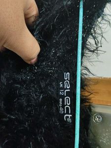 Fluffy Black Sweater