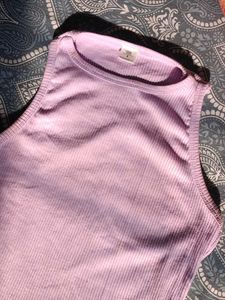Lavender Sleve Less Tank Top 🪻