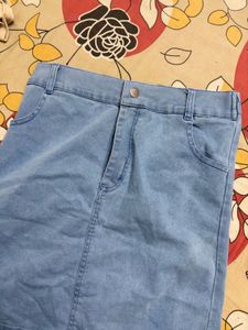 Mini Denim Skirt