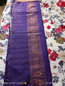 Elegant Purple Saree Blouse💜
