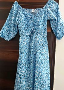 Blue A LINE dress