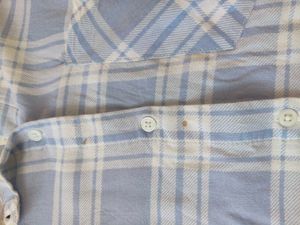 🩵Blue Check Cropped Shirt🩵