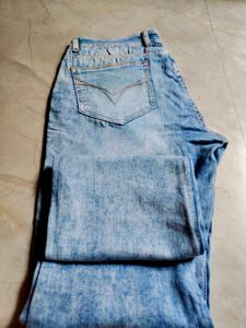 34 Inch Flying Machine Slim Tapered Blue Jeans