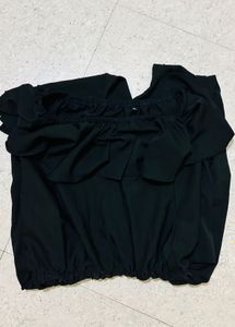 Black Off-Shoulder Jumpsuit