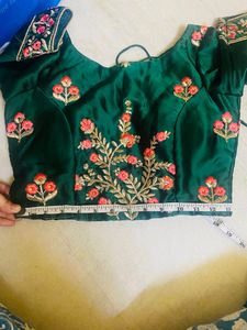 Green Pinkish Lehenga Set