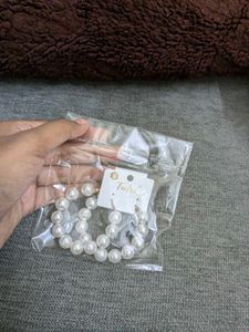 Pearl Hoop Earrings