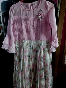 Pink Floral Dress